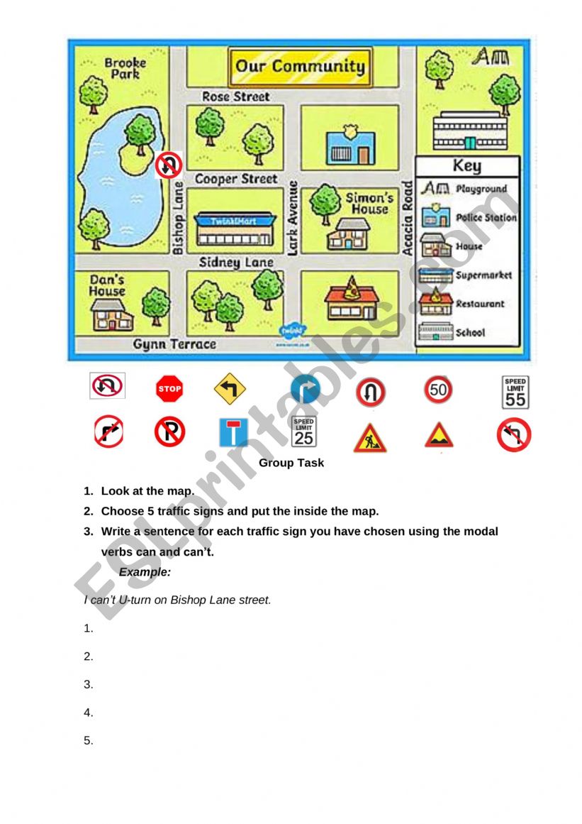 DIRECTION worksheet