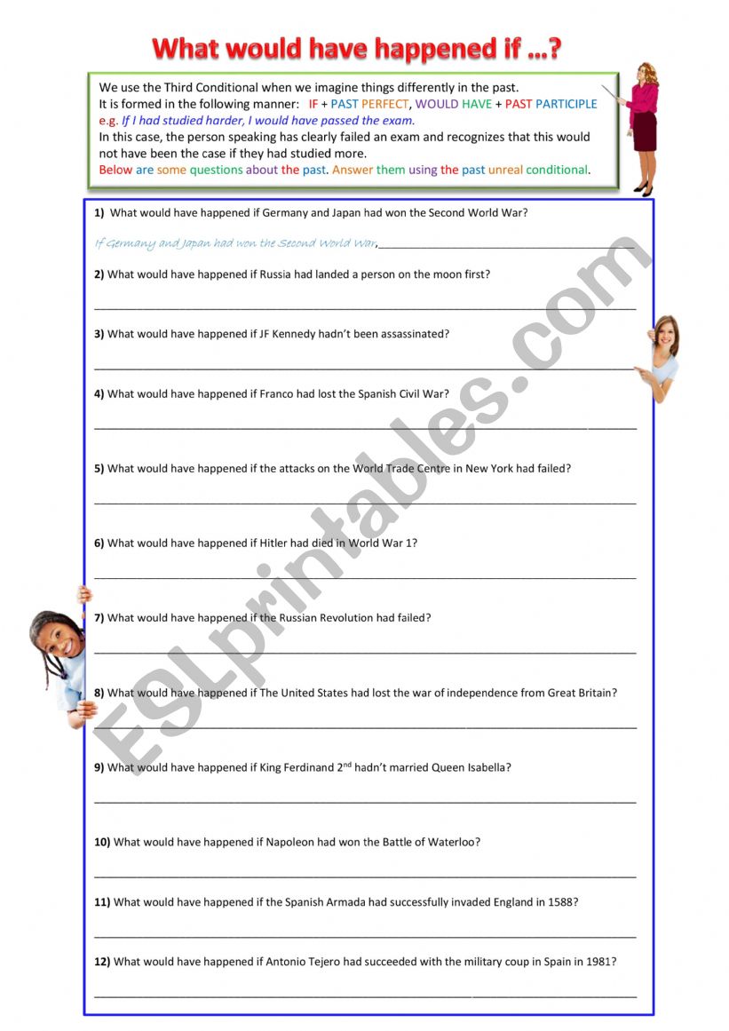 Conditional type 3  worksheet