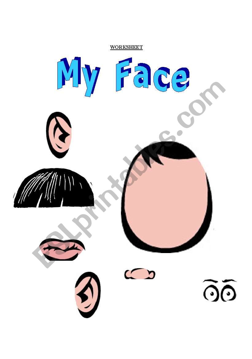 My Face worksheet