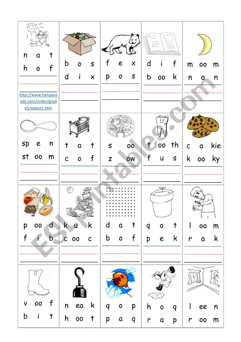 phonics worksheet 4 worksheet