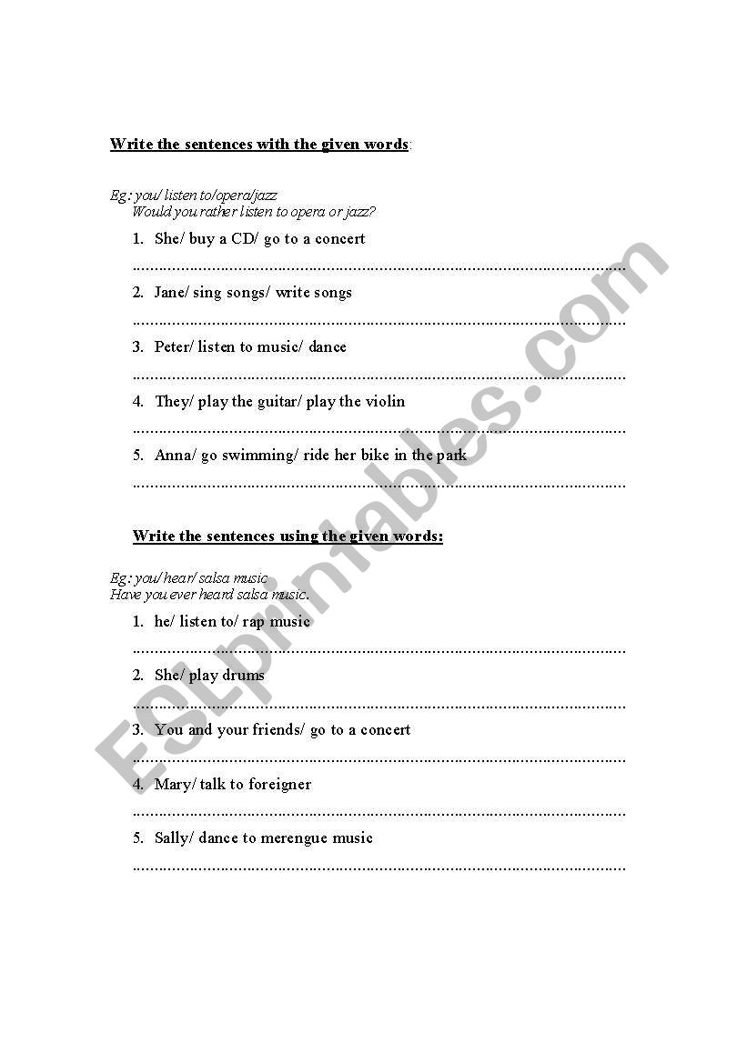 have to or has to worksheet