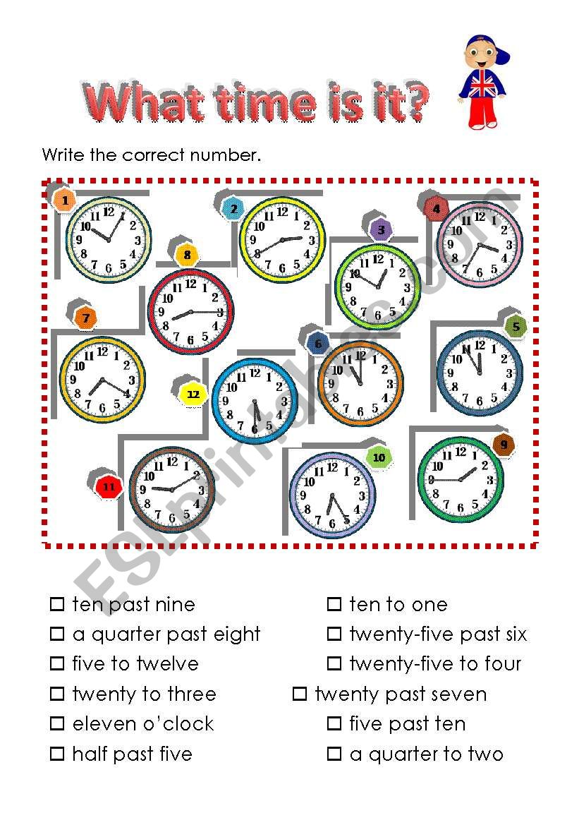 Time worksheet worksheet