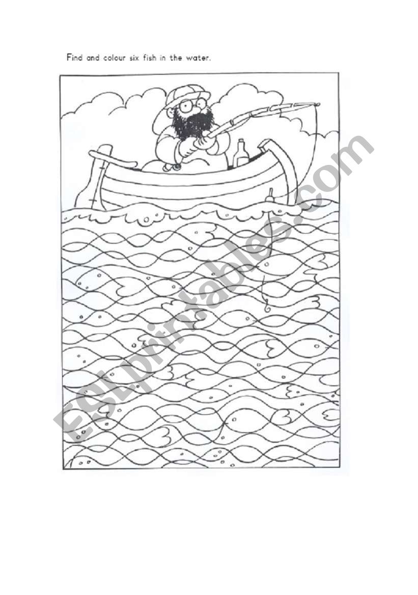 find and colour worksheet