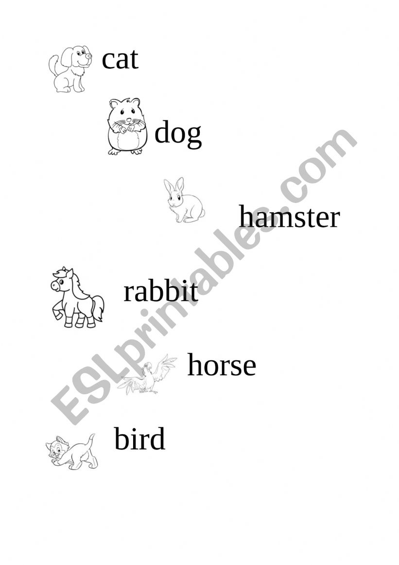 pets domino worksheet