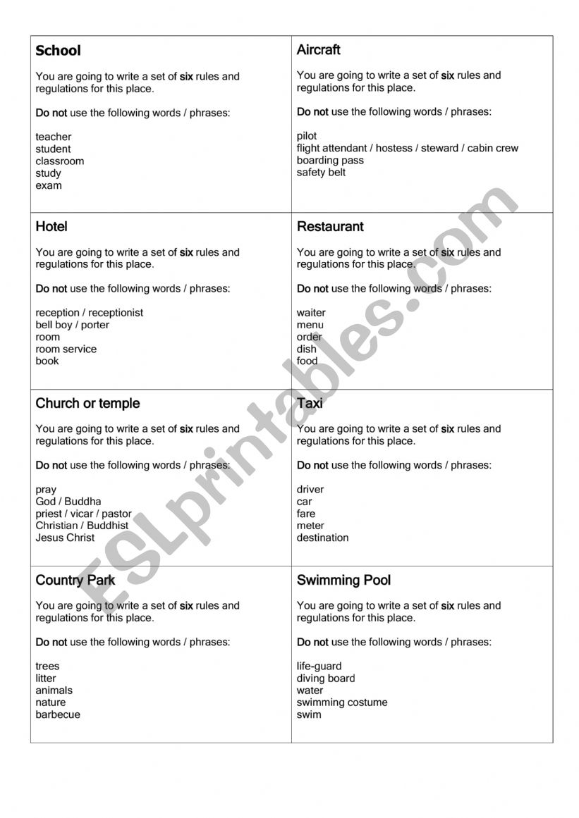 Modal verbs worksheet