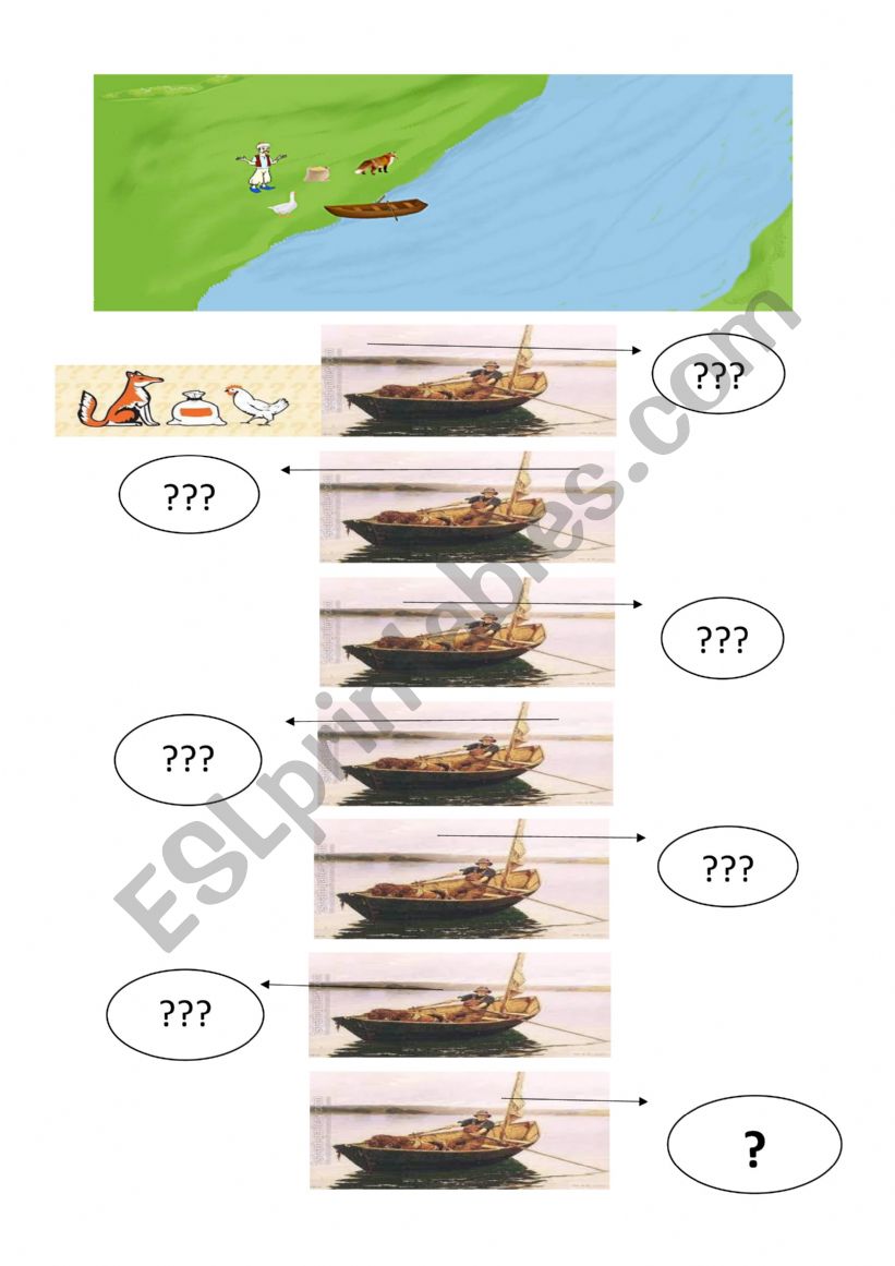 River crossing puzzle worksheet