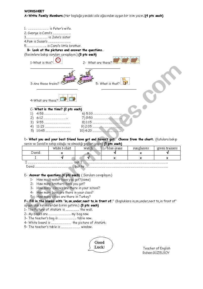 worksheet for beginners worksheet