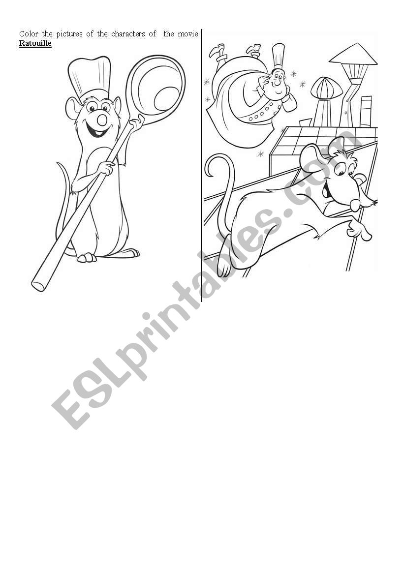colorful exercises worksheet