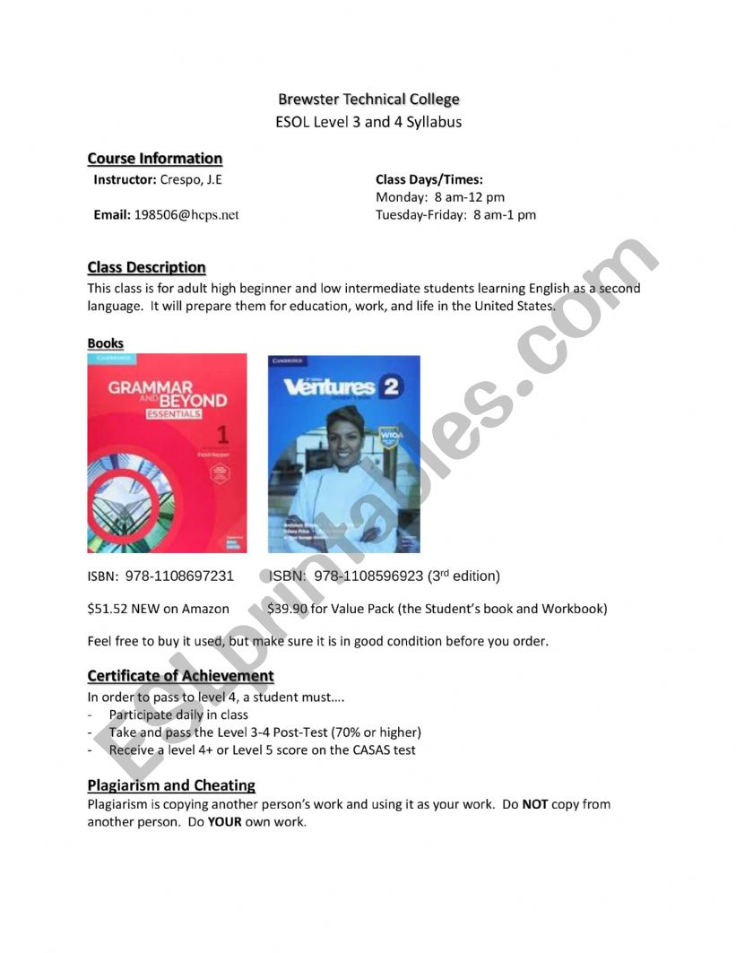 english-worksheets-syllabus-level-3-4