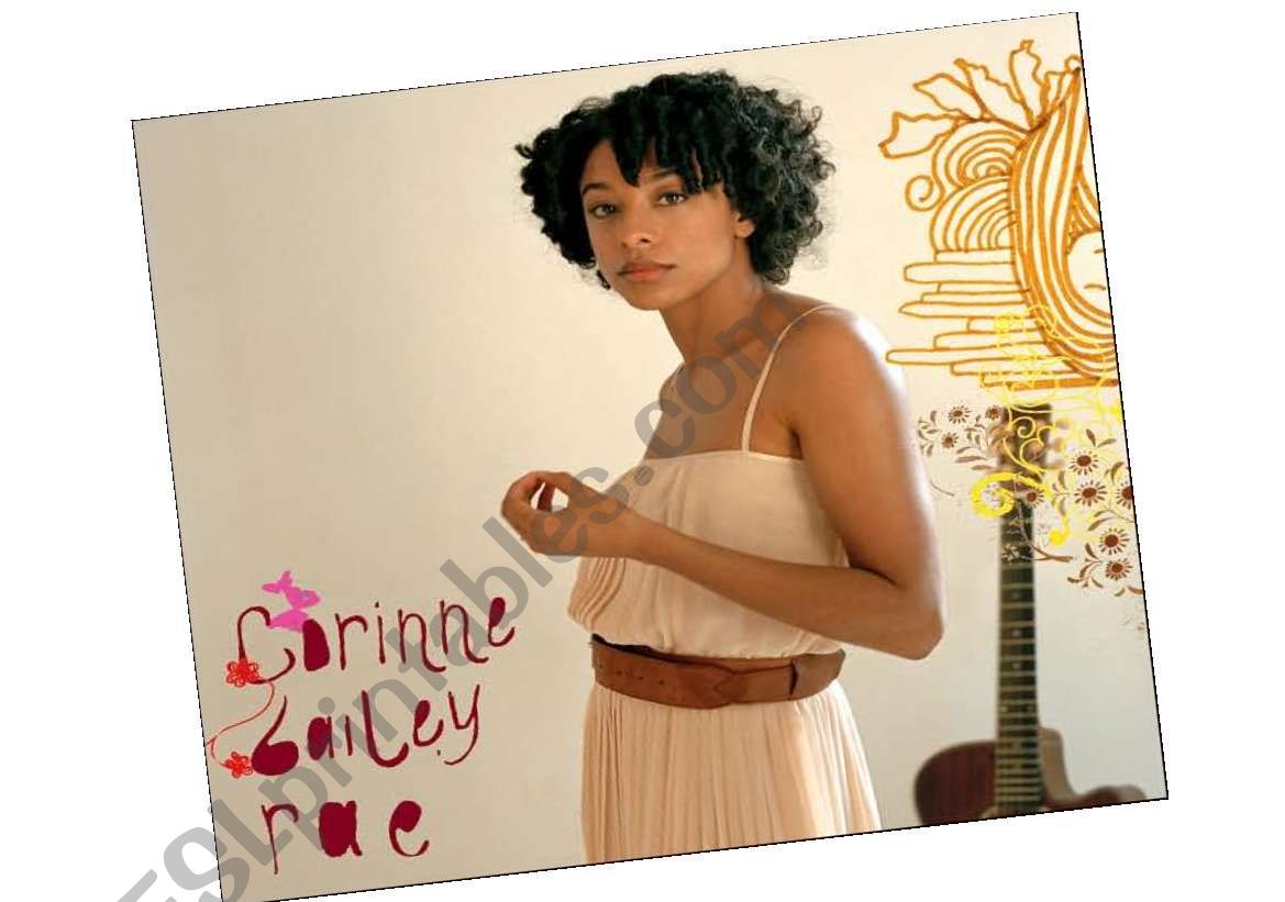 Corinne Bailey Rae worksheet