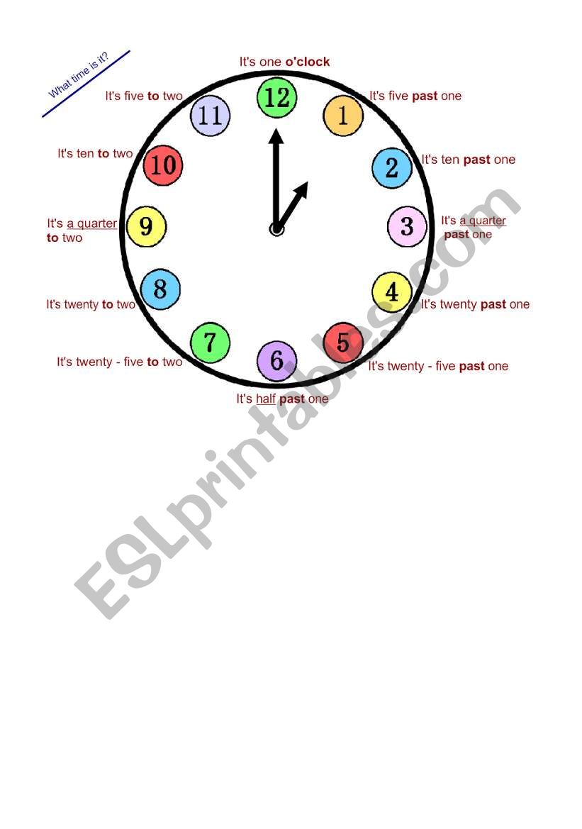 Time worksheet