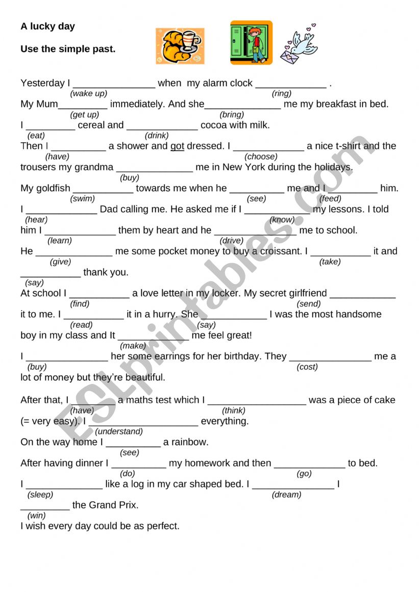 Esl Printables Simple Present