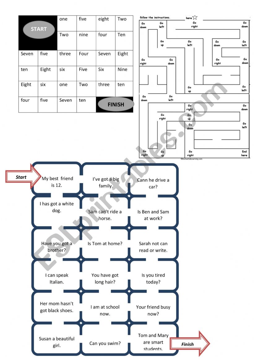 Mazes for everyone! worksheet