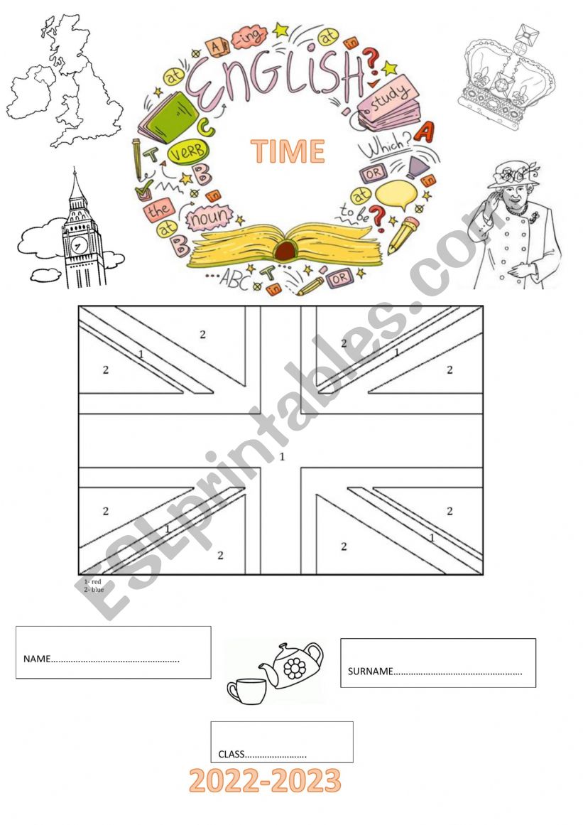 ENGLISH COVER worksheet