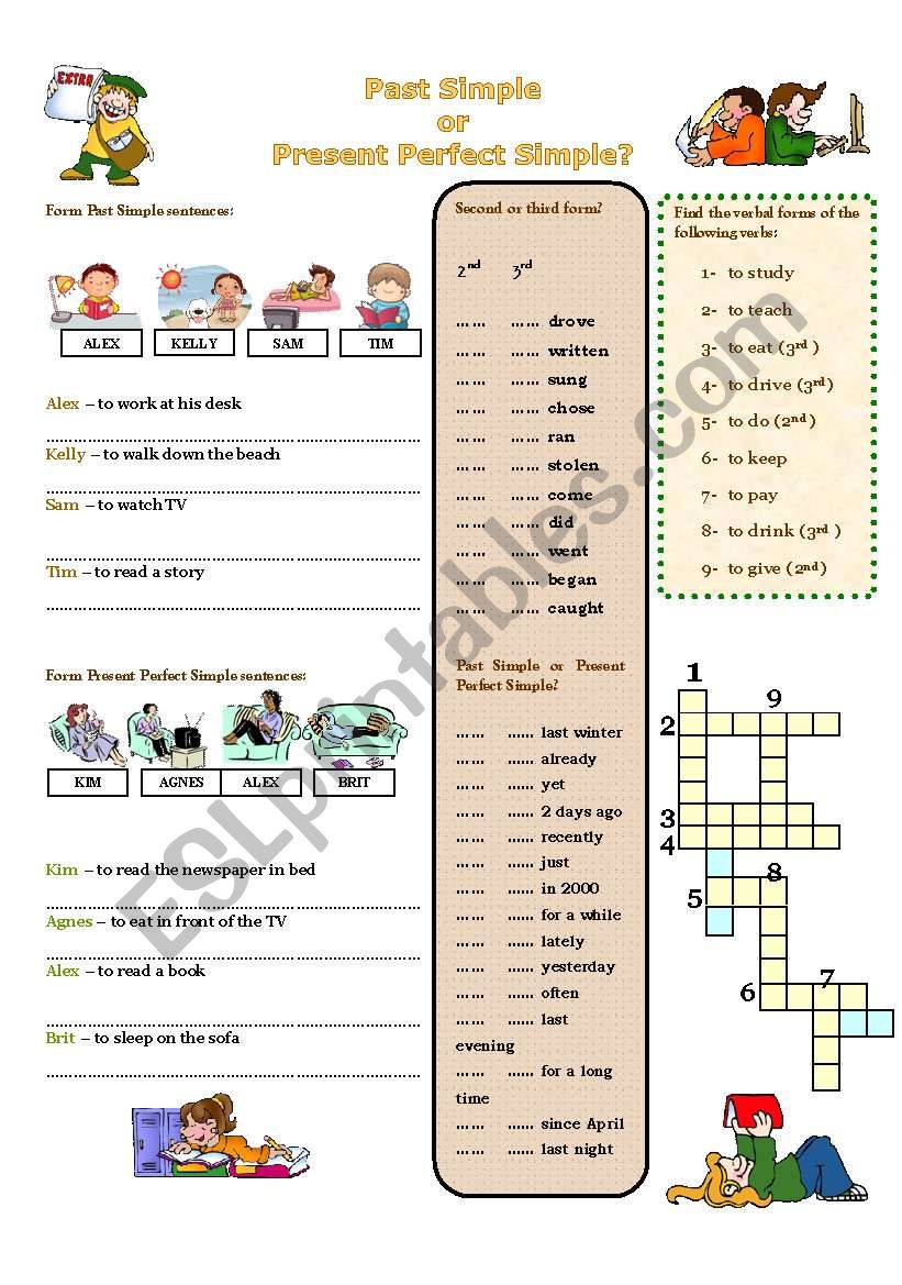 PAST SIMPLE or PRESENT PERFECT SIMPLE?