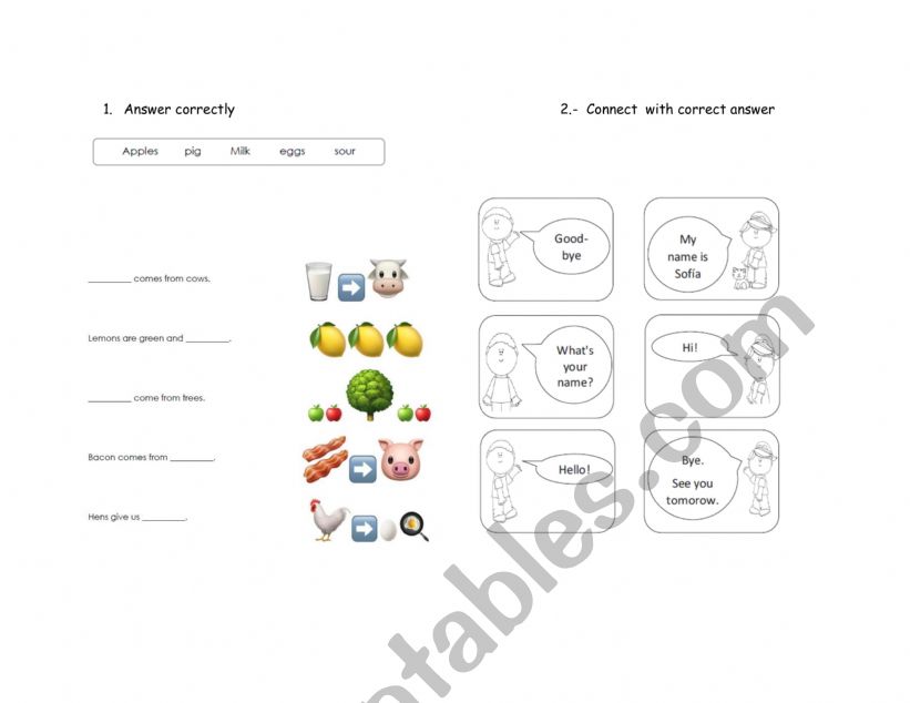 HELLO - GOODBYE -  ANIMAL - PLANT PRODUCTS