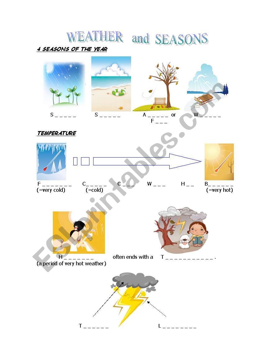 SEASONS, TEMPERATURE, WIND (gaps)