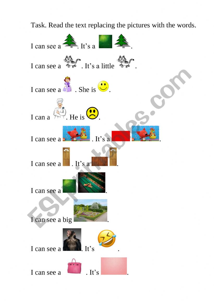 Reading with replacing worksheet