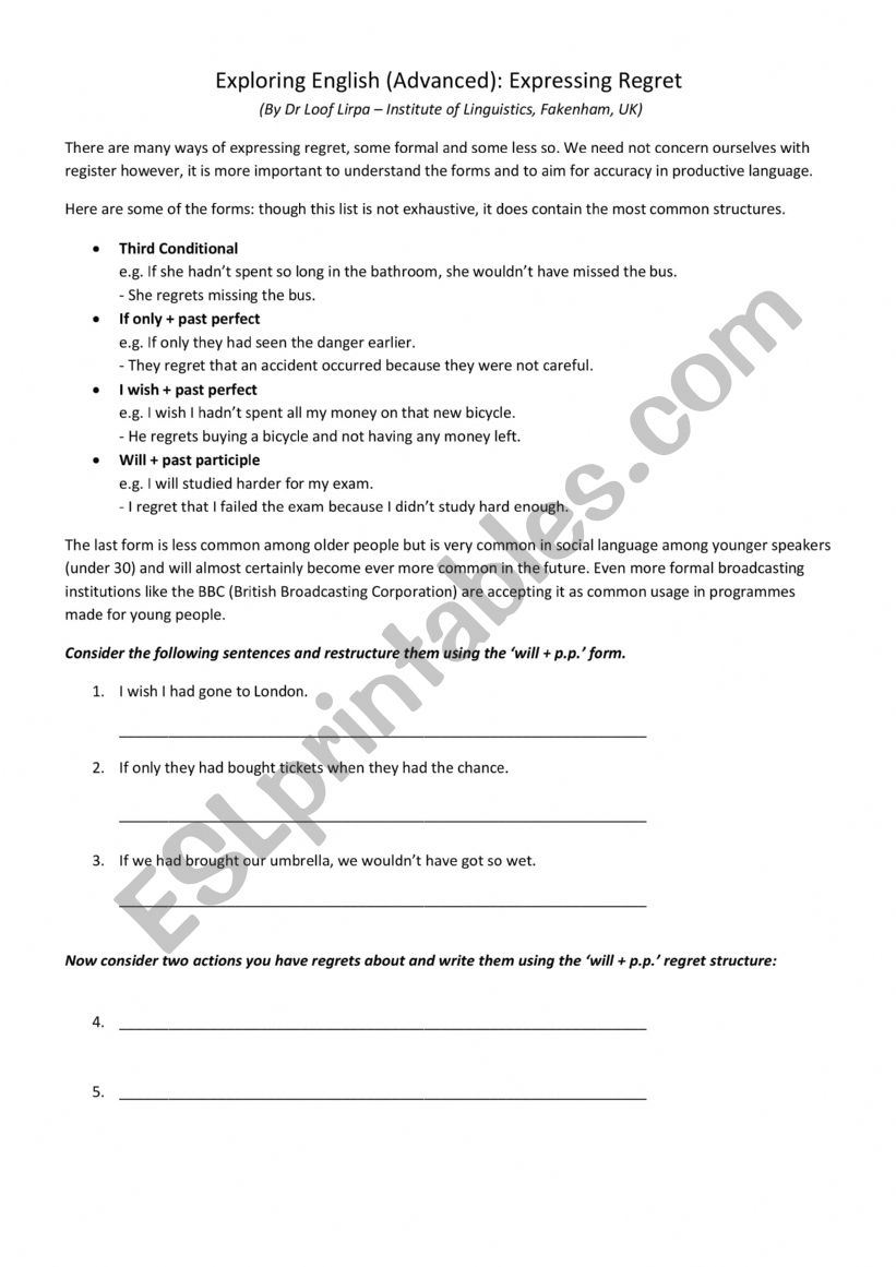 April Fool Spoof Activity worksheet