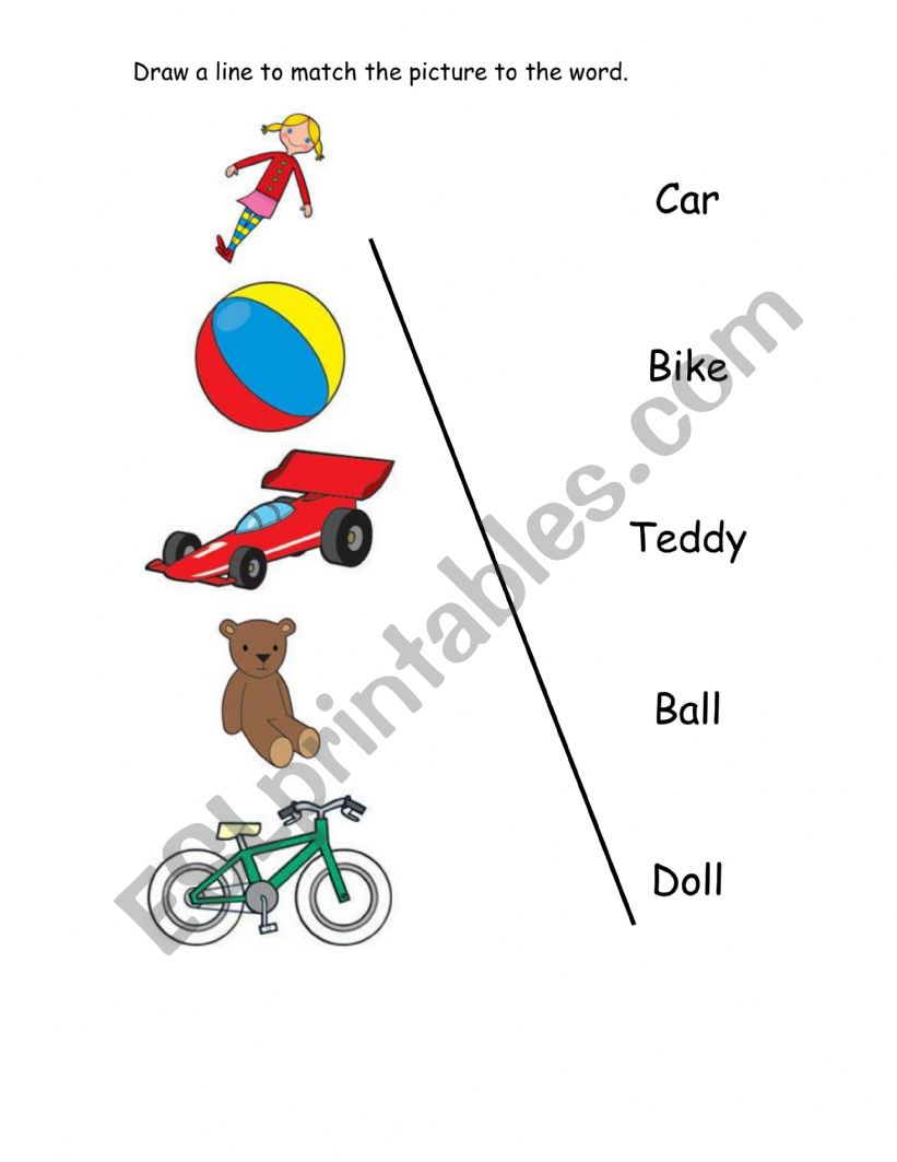 toys worksheet