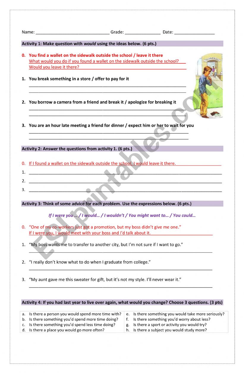 Second Conditional worksheet