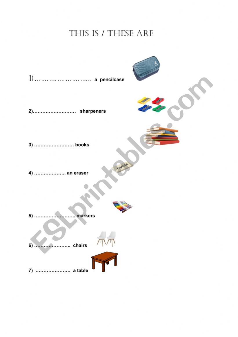 this is these are worksheet