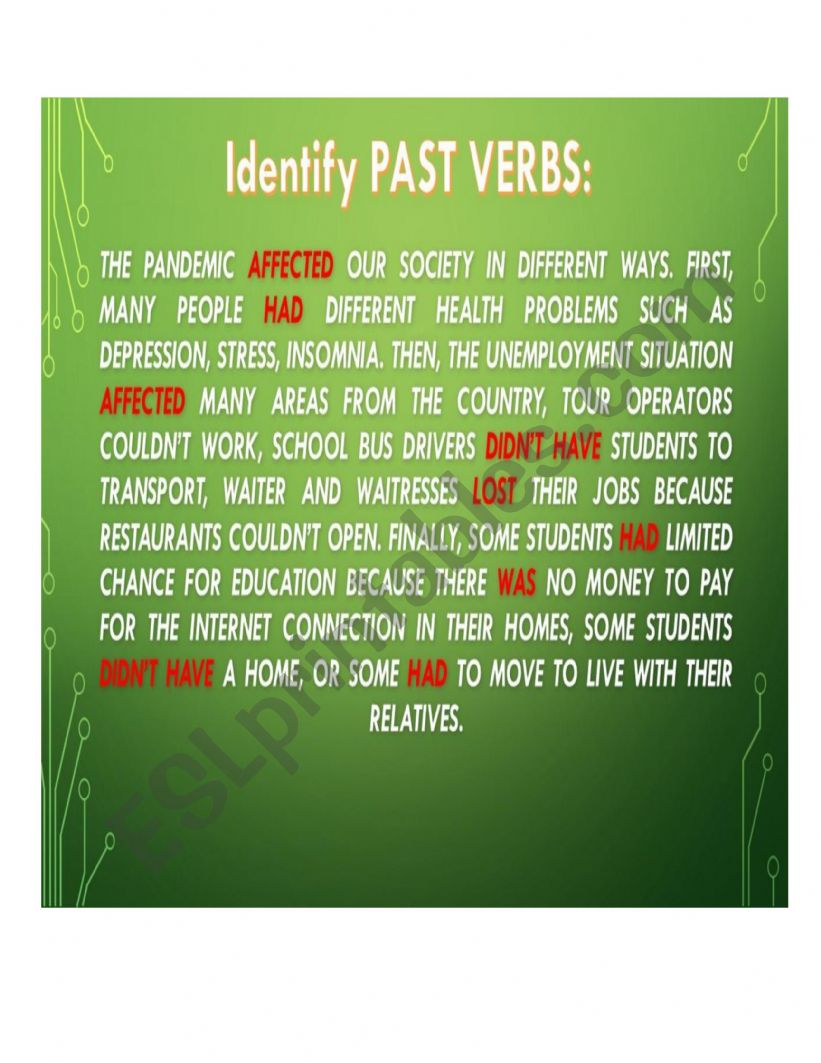 SIMPLE PAST _ CONTROVERSIAL ISSUES