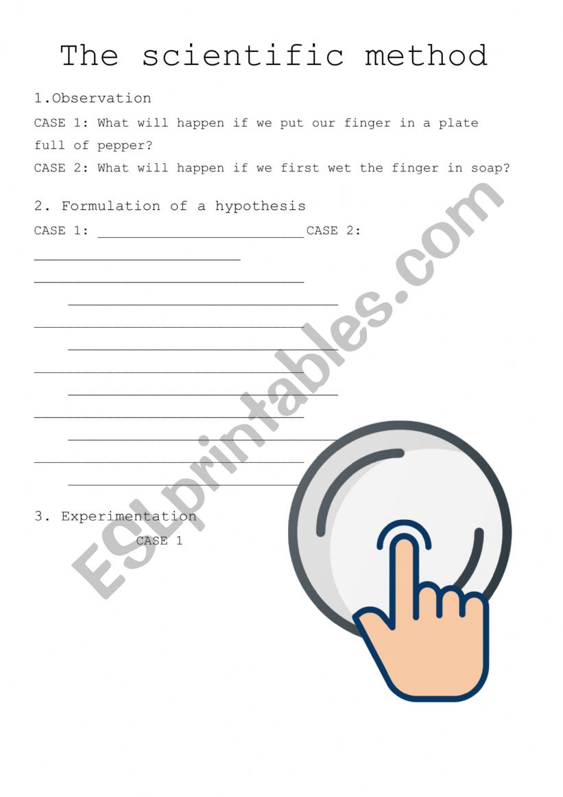 Alimentation Experiment worksheet