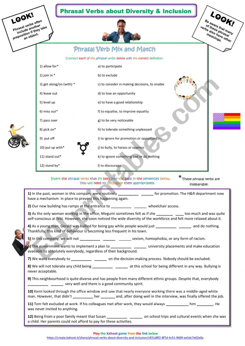 Phrasal Verbs for Diversity and Inclusion