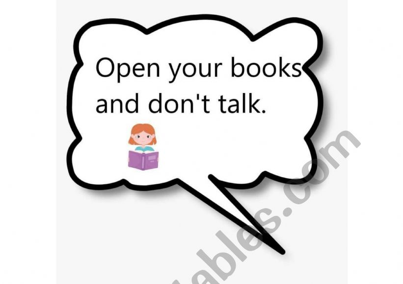 Reported Speech Bubbles worksheet