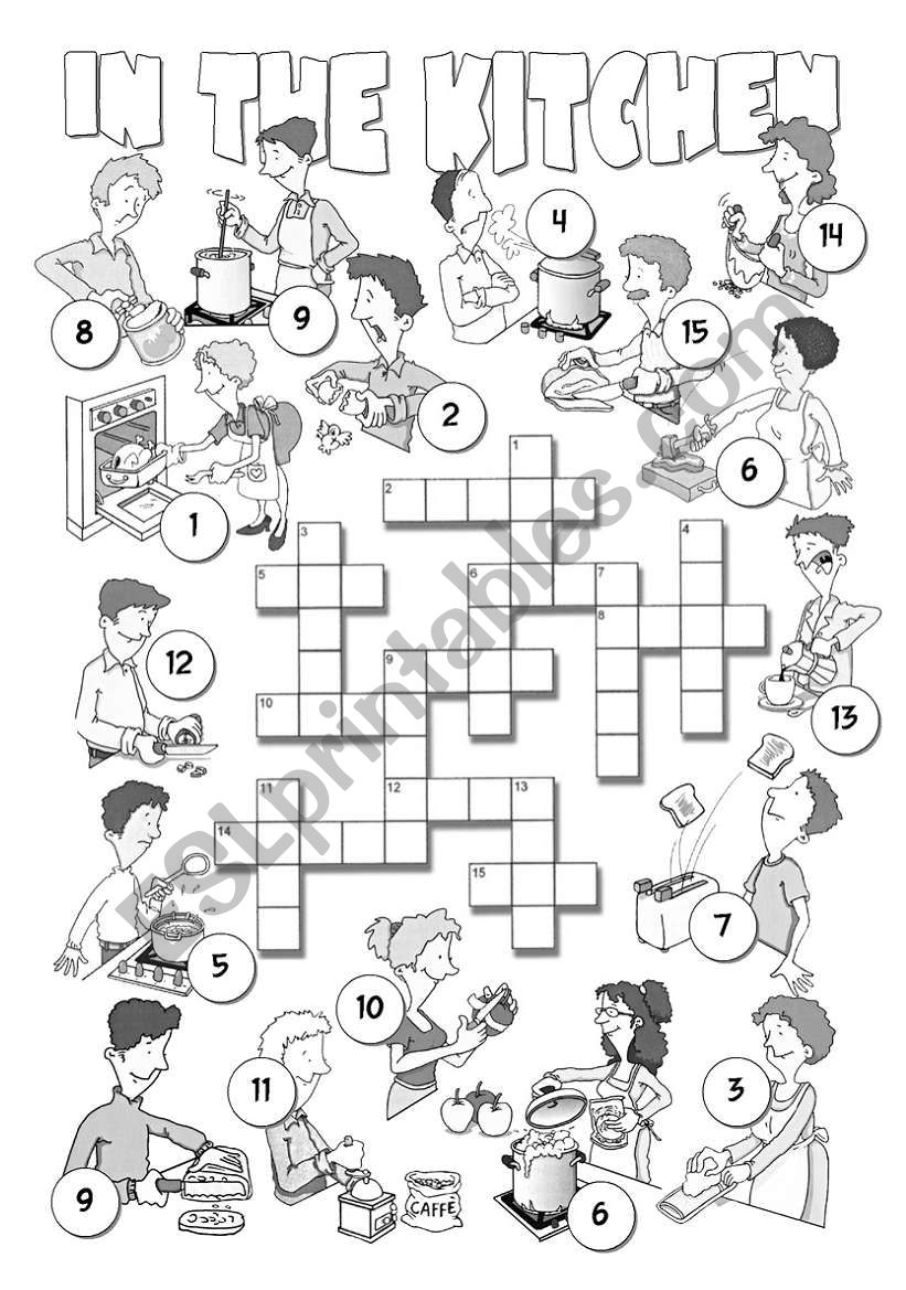 In The Kitchen 2 worksheet