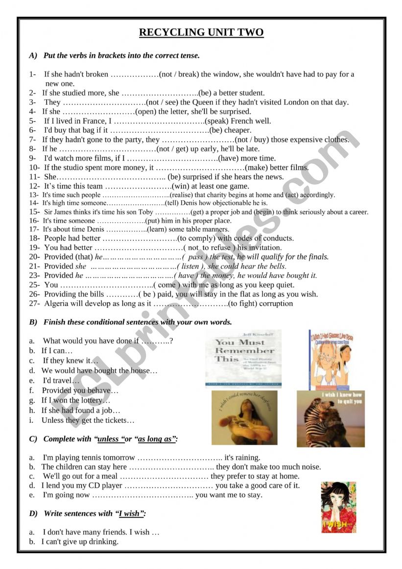 grammar worksheet