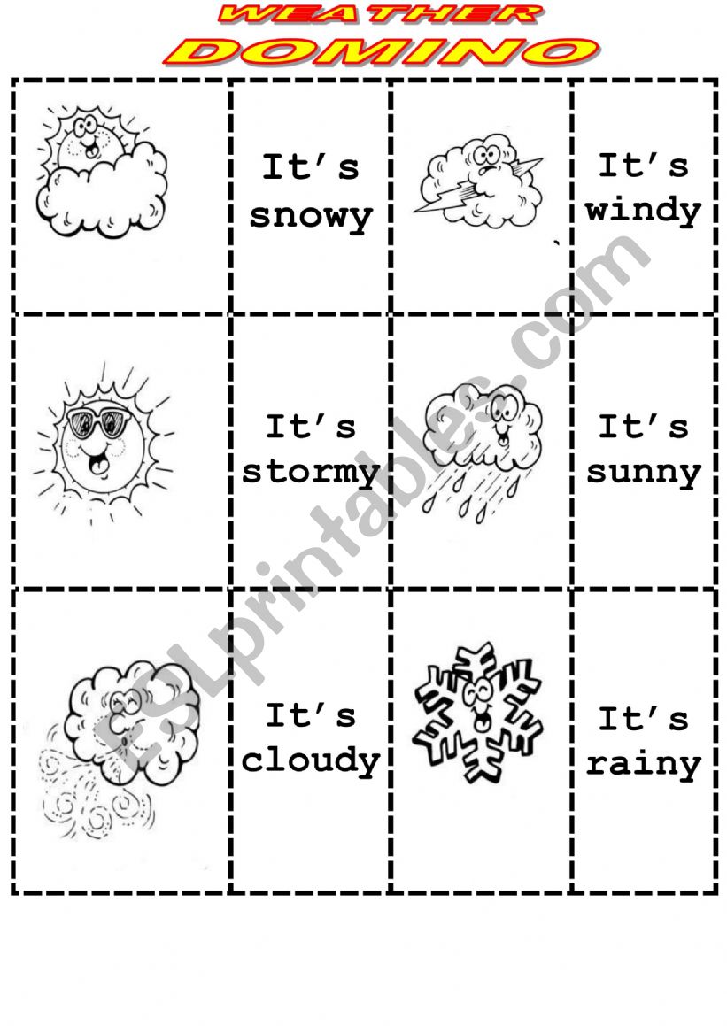 WEATHER worksheet