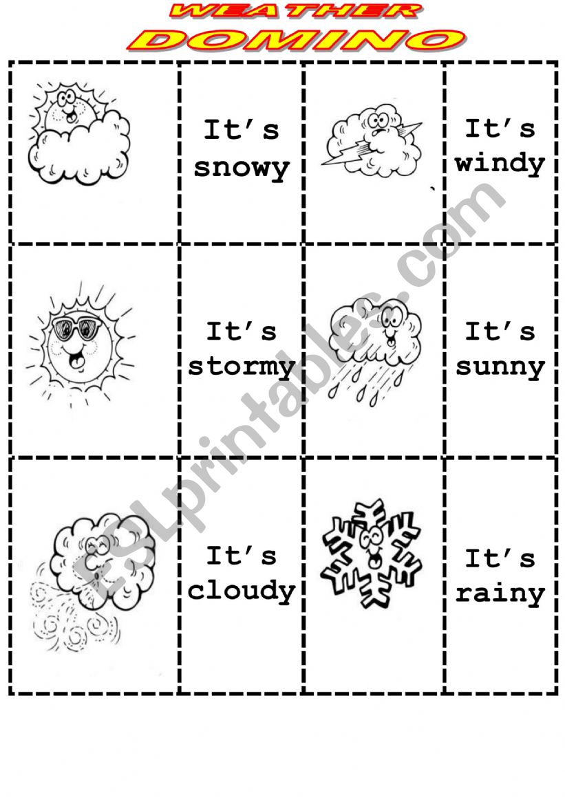 WEATHER worksheet