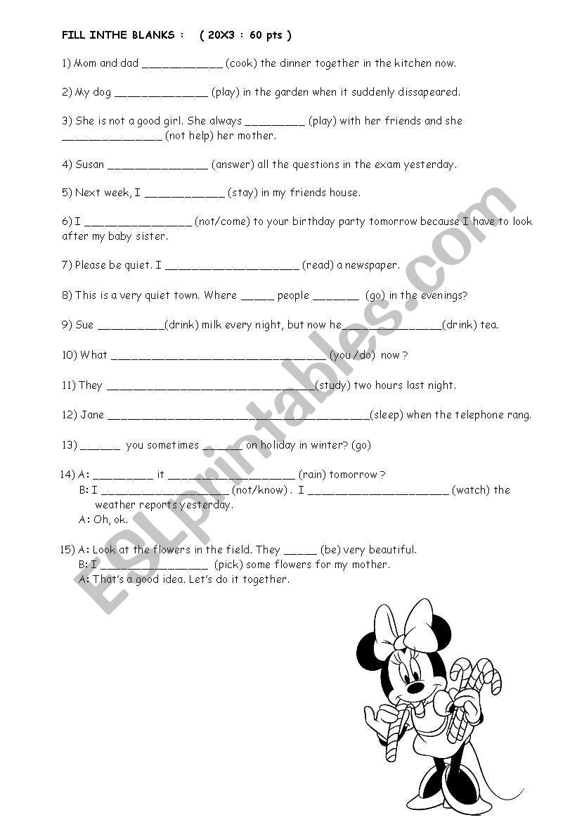 REVIEW worksheet