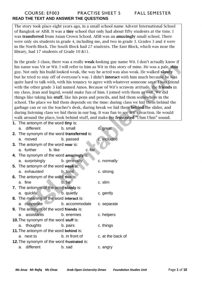 practice worksheet worksheet