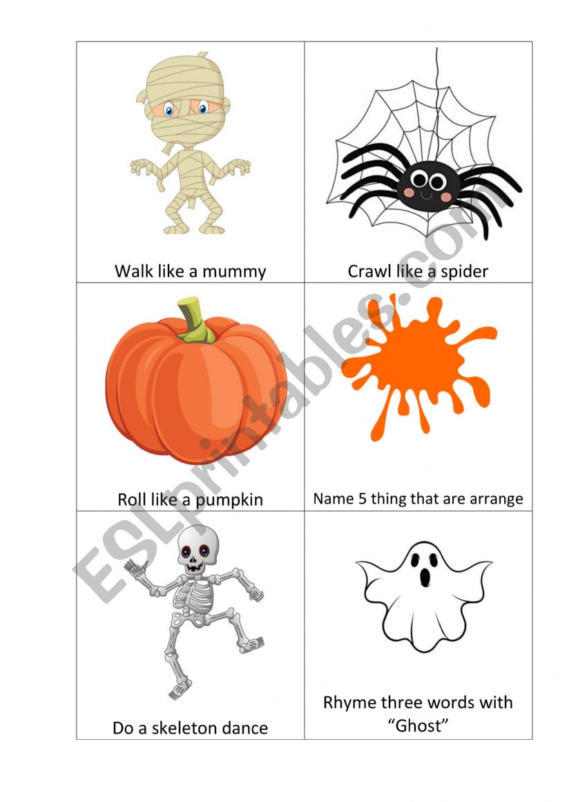 halloween worksheet