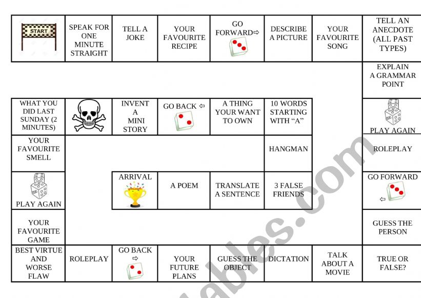 GOOSE GAME ENGLISH worksheet