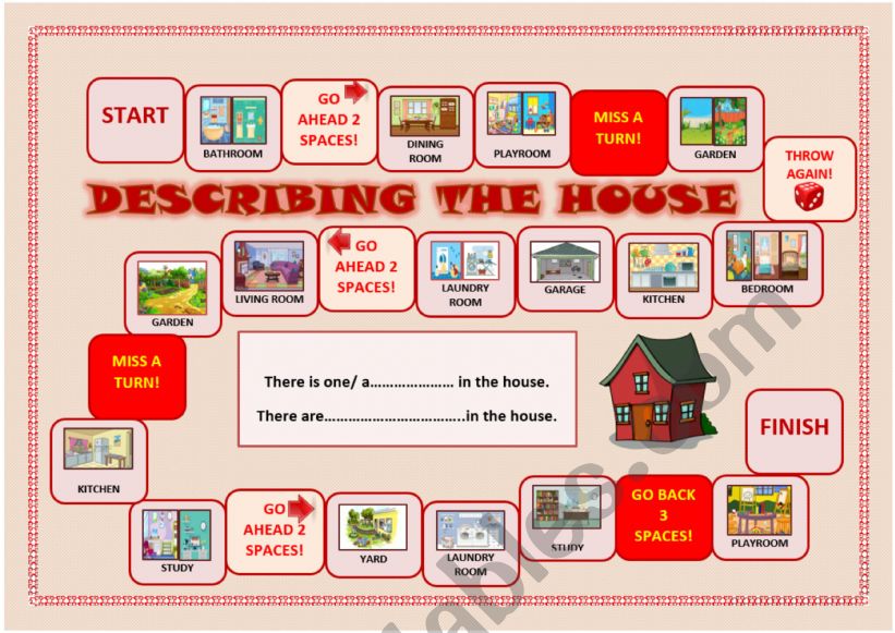 THE HOUSE worksheet