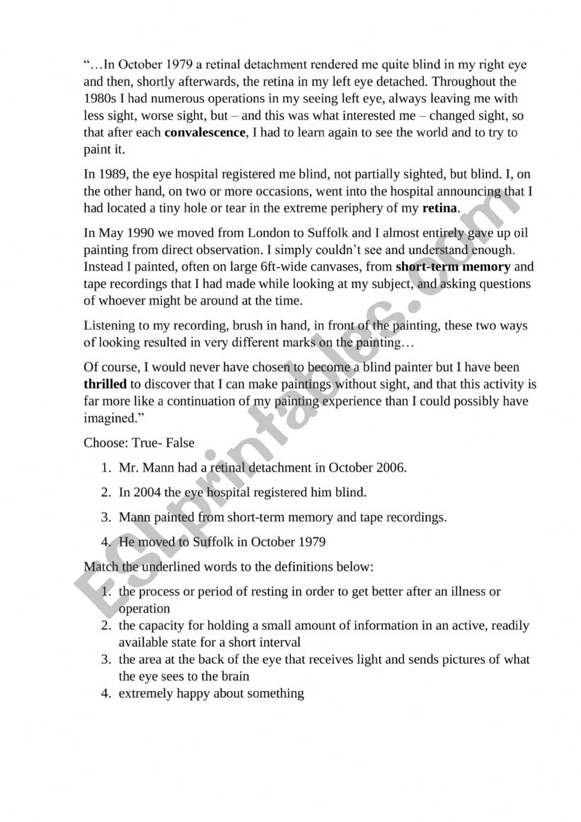 Speakout intermediate unit 1 sargy mann