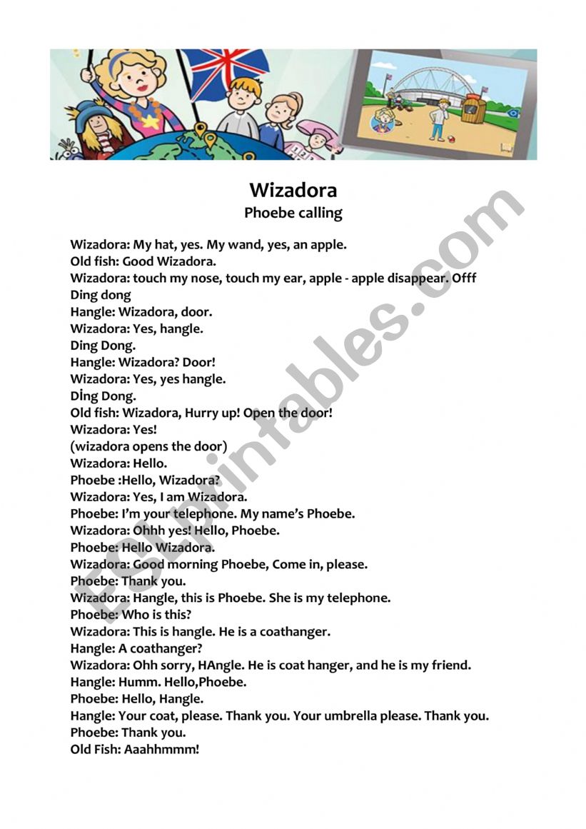 Wizadora worksheet