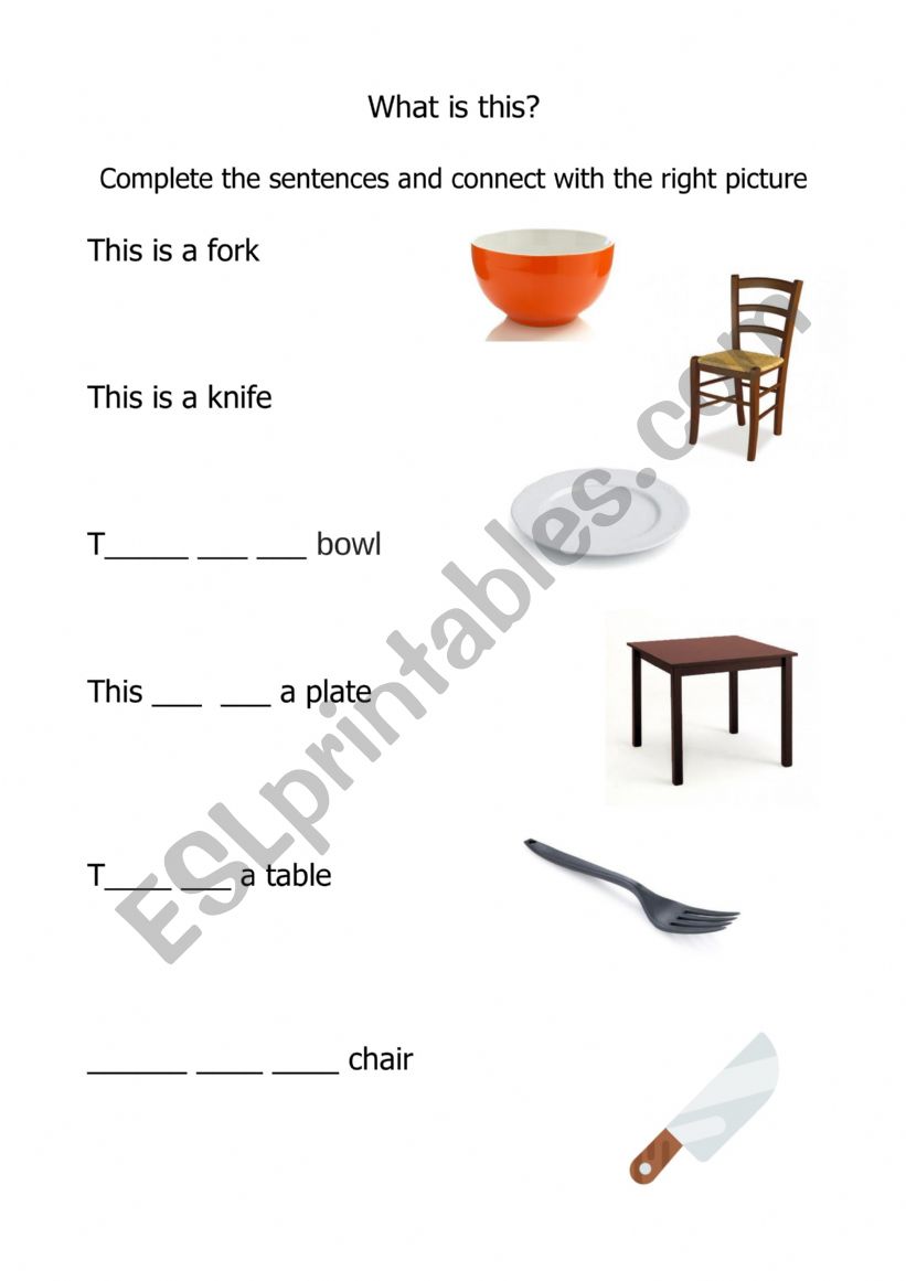 What is this? worksheet
