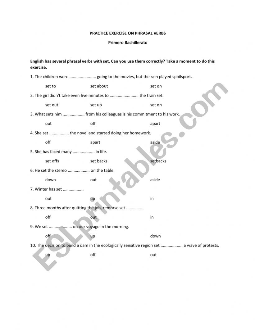 Grammar Practice worksheet