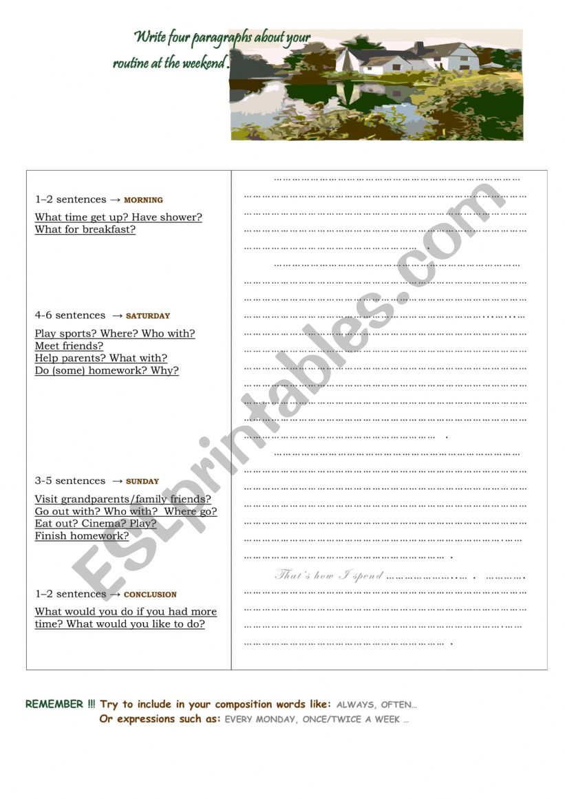 Composition plan worksheet