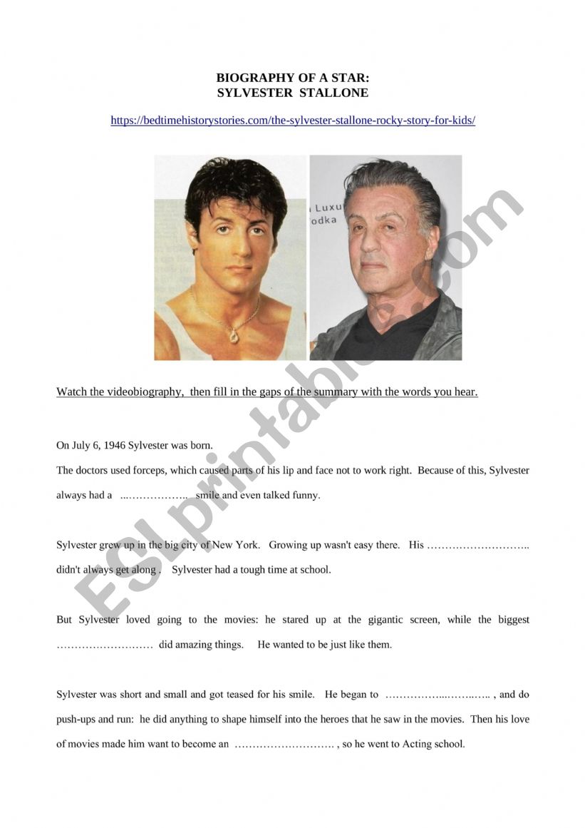 Biography of a star: Sylvester Stallone