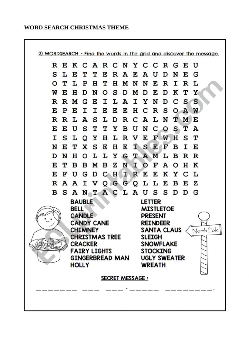 Merry Christmas Mini Squence 1 2 WORDSEARCH 