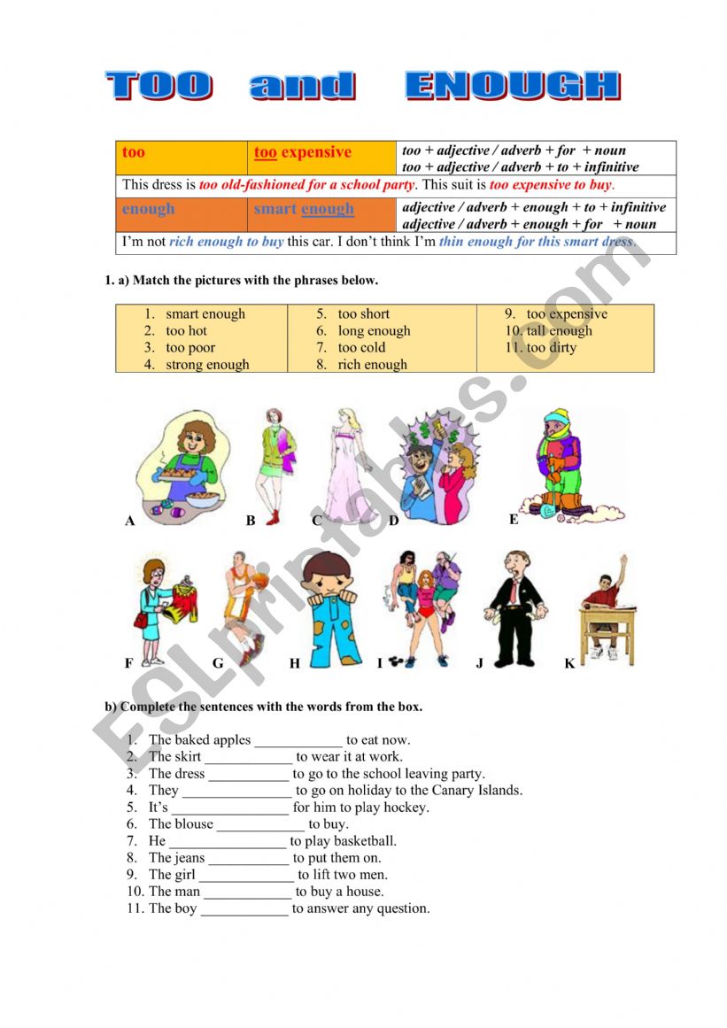 Adverbs Of Quantity ESL Worksheet By 70Anatoly