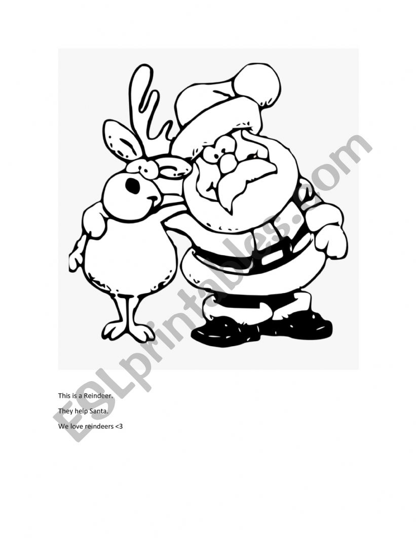 Christmas BFF worksheet
