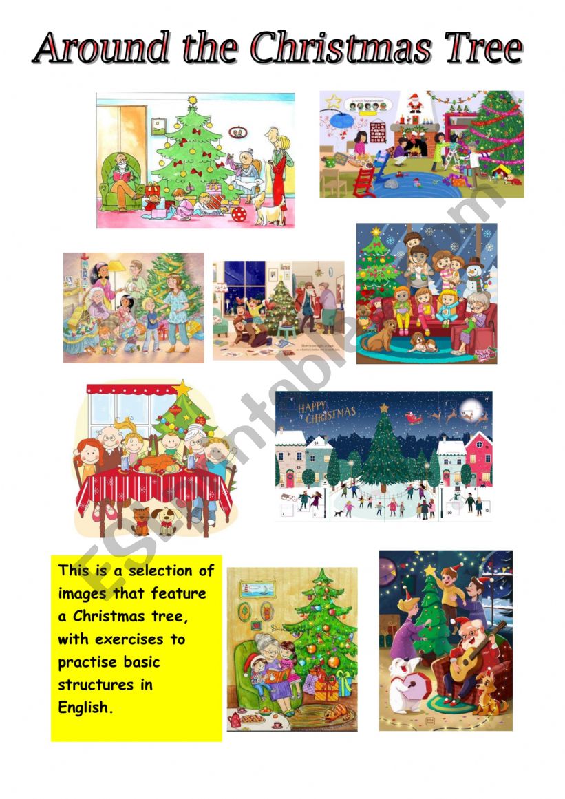 Around the Christmas Tree worksheet