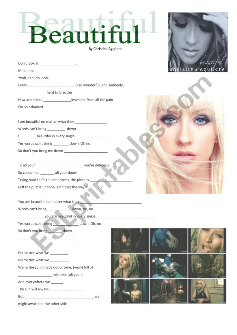 Beautiful by Christina Aguilera